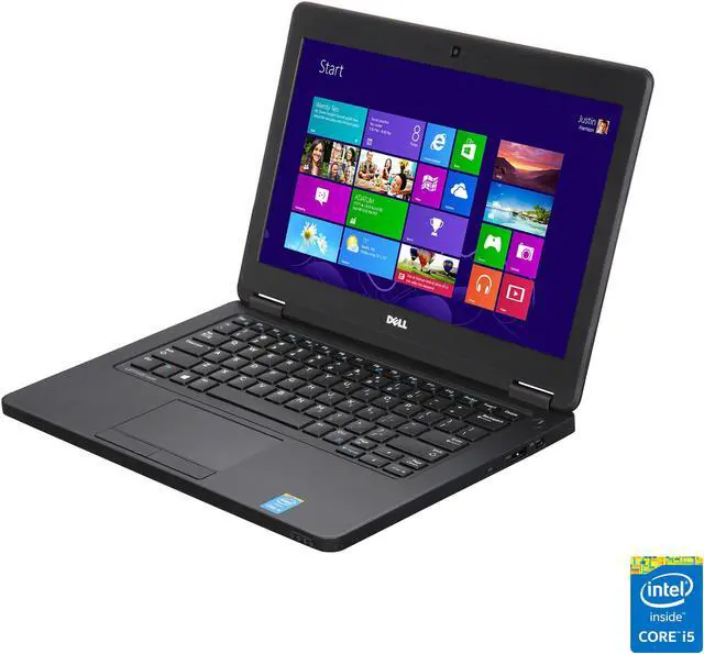 Main image of DELL A Grade Dell Recertified Laptop Latitude Intel Core i5-4210U 4GB Memory 500GB HDD Intel HD Graphics 4400 12.5" Non-Touch Screen Windows 7 Professional 64-Bit E5250