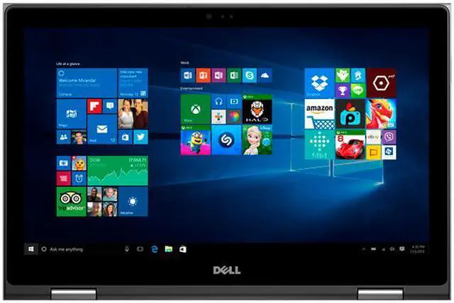Alt view image 11 of 19 - DELL Inspiron 13 5000 i5568-0463GRY Intel Core i3 6th Gen 6100U (2.30 GHz) 4 GB Memory 500 GB HDD 13.3" Touchscreen 1920 x 1080 2-in-1 Laptop Windows 10 Home 64-Bit