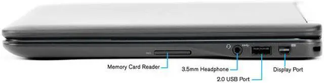 Alt view image 3 of 5 - DELL Ultrabook Latitude Intel Core i5-4300U 8GB Memory 256 GB SSD Intel HD Graphics 4400 12.5" Non-Touch Screen Windows 10 Pro 64-bit E7240