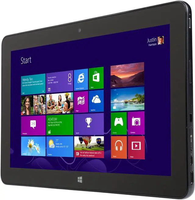 Alt view image 2 of 8 - DELL Venue 11 Pro Intel Core i5 4th Gen 4GB Memory 128GB SSD 10.8" Touchscreen Tablet Windows 8.1 Pro (Certified refurbished)