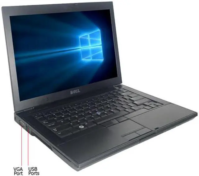 Alt view image 2 of 4 - DELL Latitude 14.1" Intel Core 2 Duo P8400 4GB Memory Windows 7 Professional 64-Bit E6400