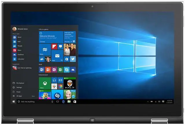 Alt view image 7 of 9 - DELL Inspiron 13 i7359-1952SLV 2-in-1 Convertible Laptop Intel Core i3 6100U (2.30 GHz) 4 GB Memory 1 TB HDD Intel HD Graphics 520 Shared memory 13.3" Touchscreen Windows 10 Home 64-Bit