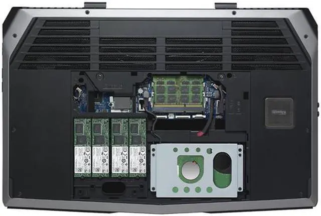 Alt view image 9 of 9 - Alienware AW17R3-8342SLV Gaming Laptop 6th Generation Intel Core i7 6700HQ (2.60 GHz) 16 GB Memory 1 TB HDD 256 GB SSD NVIDIA GeForce GTX 980M 4 GB GDDR5 17.3" 4K Windows 10 Home 64-Bit