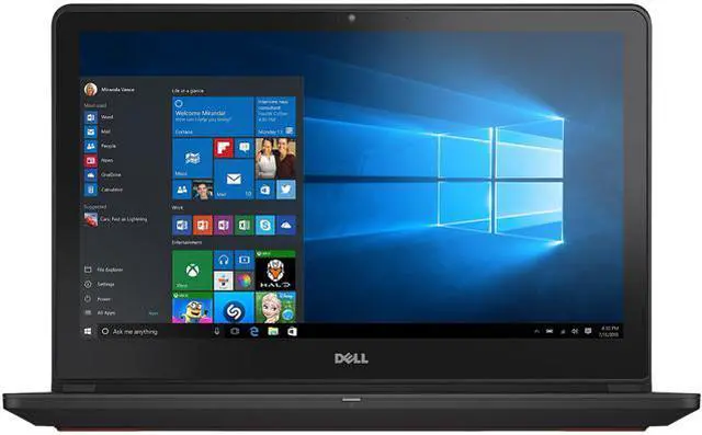 Main image of DELL Inspiron i7559-12623BLK Gaming Laptop Intel Core i5 6300HQ (2.30 GHz) 8 GB Memory 1 TB Hybrid HDD+8 GB Cache NVIDIA GeForce GTX 960M 4 GB GDDR5 15.6" 1920 x 1080 HD Webcam Windows 10 Home 64-Bit
