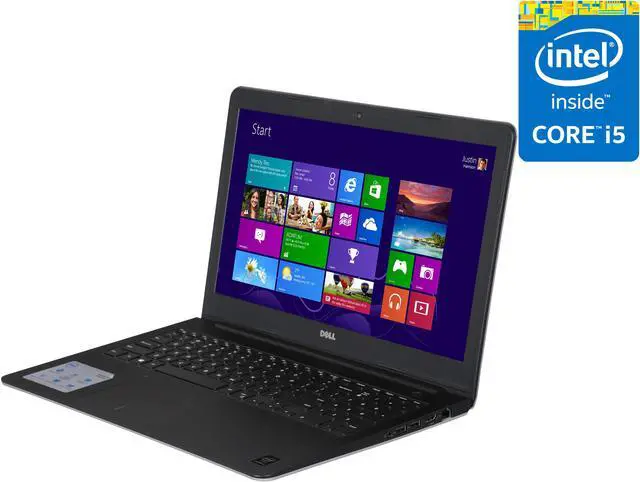 Main image of DELL Laptop Inspiron 15 Intel Core i5-5200U 8GB Memory 1TB HDD Intel HD Graphics 5500 15.6" Non-Touch Screen Windows 8.1 Home 64-Bit i5548-833SLV