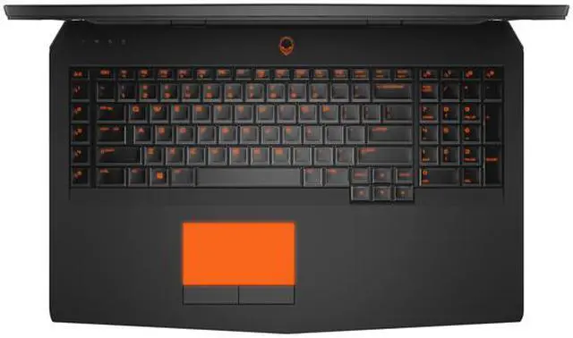 Alt view image 11 of 12 - Alienware - 17.3" NVIDIA GeForce GTX 980M - Intel Core i7-4710HQ  - 16GB Memory - 128 GB SSD - Windows 8.1 64-Bit - Gaming Laptop - (ANW17-7493SLV )