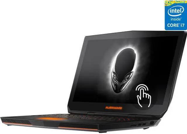 Main image of Alienware - 17.3" NVIDIA GeForce GTX 980M - Intel Core i7-4710HQ  - 16GB Memory - 128 GB SSD - Windows 8.1 64-Bit - Gaming Laptop - (ANW17-7493SLV )