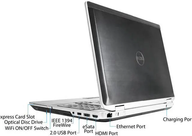 Alt view image 3 of 3 - DELL Laptop Latitude E6520 Intel Core i5 2nd Gen 2410M (2.30 GHz) 4 GB Memory 240 GB SSD Intel HD Graphics 3000 15.6" Windows 10 Pro 64-Bit