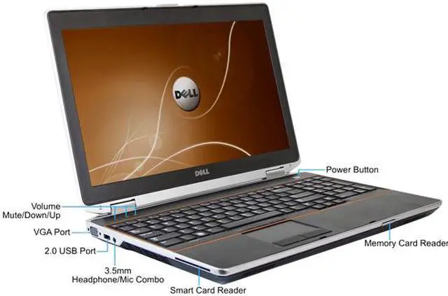 Alt view image 2 of 3 - DELL Laptop Latitude E6520 Intel Core i5 2nd Gen 2410M (2.30 GHz) 4 GB Memory 240 GB SSD Intel HD Graphics 3000 15.6" Windows 10 Pro 64-Bit