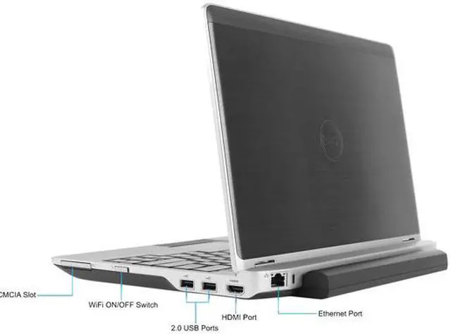 Alt view image 3 of 4 - DELL B Grade Laptop Latitude Intel Core i5-2520M 4GB Memory 250GB HDD 12.5" Windows 10 Home 64-Bit E6220