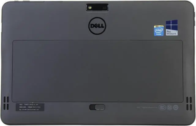Alt view image 4 of 14 - Dell Latitude 10 Intel Atom Z2760 (1.50GHz) 2GB RAM 64GB SSD 10.1" HD Tablet Windows 8 Pro WiFi BT Black Color- (LAT10-6238BK)