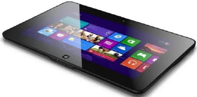 Alt view image 3 of 14 - Dell Latitude 10 Intel Atom Z2760 (1.50GHz) 2GB RAM 64GB SSD 10.1" HD Tablet Windows 8 Pro WiFi BT Black Color- (LAT10-6238BK)