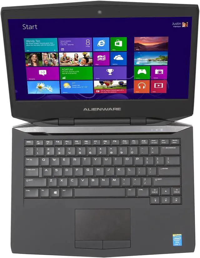 Alt view image 6 of 8 - Alienware - 14.0" NVIDIA GeForce GT 750M - Intel Core i7-4700MQ  - 8GB Memory - - Windows 8 - Gaming Laptop - (14 (ALW14-2812sLV) )