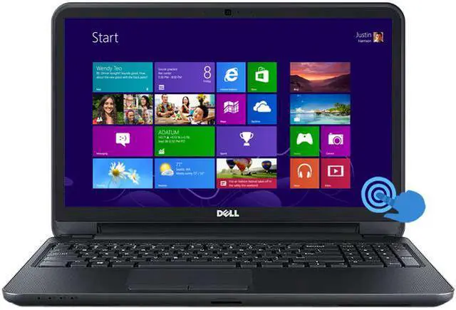 Main image of DELL Laptop Inspiron Intel Core i5-4200U 6GB Memory 500GB HDD Intel HD Graphics 4400 15.6" Touch Screen Windows 8 15 (i15RVT-13287BLK)