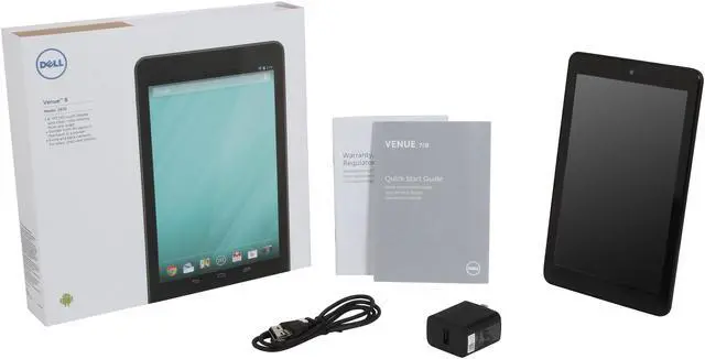 Alt view image 8 of 8 - Dell Venue 8  - Intel Atom Z2580 Dual Core 2GB RAM 16GB Flash 8.0" Tablet Android 4.2, Black Color (Ven8-1999BLK)
