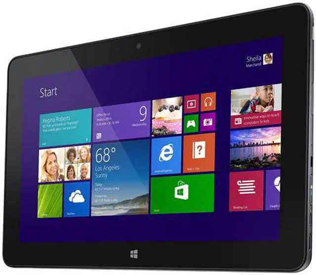 Alt view image 2 of 8 - DELL Pro 11i Ultrabook / Tablet PC (2in1) - Core i5 4210Y 4GB RAM 128GB 10.8" Touchscreen Windows 8.1 (Pro11i-8182BLK)