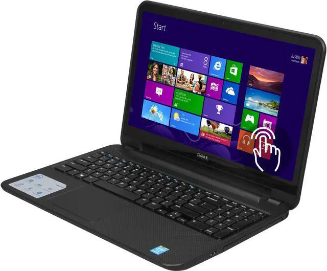 Main image of DELL Laptop Inspiron Intel Pentium 2127U 4GB Memory 500GB HDD Intel HD Graphics 15.6" Touch Screen Windows 8.1 i15RVT-3809BLK