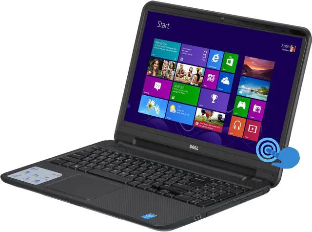 Main image of DELL Inspiron 15.6" Intel Core i3-4010U 4GB Memory DDR3 1600 Windows 8.1 i15RVT-6195BLK