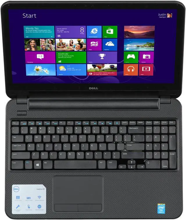 Alt view image 6 of 8 - DELL Inspiron 15.6" Intel Core i3-4010U 4GB Memory DDR3 1600 Windows 8.1 i15RVT-6195BLK