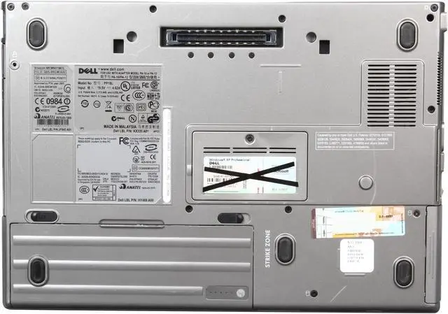 Alt view image 7 of 8 - Dell Latitude D630 [Microsoft Authorized Recertified Off Lease] 14.1" Widescreen Notebook with Intel Core 2 Duo 2.00Ghz, 4GB RAM, 160GB HDD, DVDRW, Windows 7 Professional 32 Bit