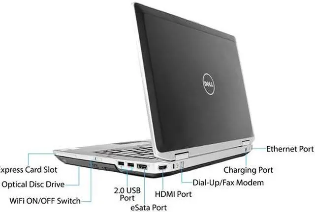 Alt view image 4 of 4 - DELL Grade A Laptop Latitude E6420 Intel Core i5 2.50 GHz 4 GB Memory 128 GB SSD 14.0" Windows 10 Pro 64-Bit