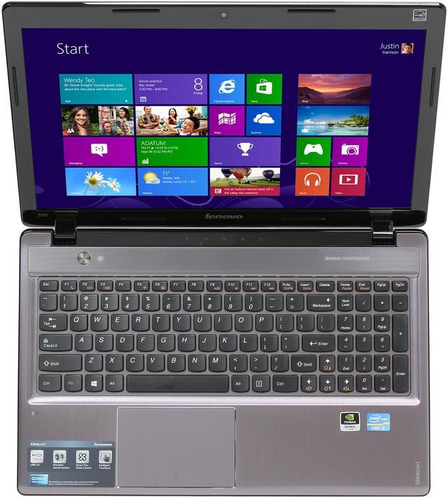 Alt view image 6 of 8 - Lenovo Laptop IdeaPad Intel Core i5-3210M 6GB Memory 500GB HDD NVIDIA GeForce GT 635M 15.6" Windows 8 Z580 (59347636)