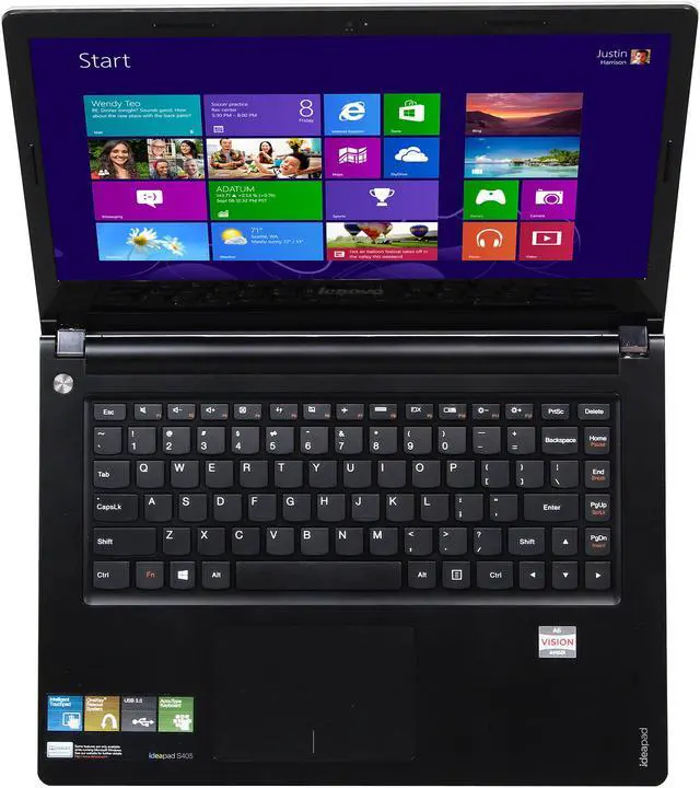 Alt view image 6 of 8 - Lenovo Ultra-thin Notebook IdeaPad AMD A6-4455M 4GB Memory 500GB HDD AMD Radeon HD 7500G 14.0" Windows 8 S405 (59342926)