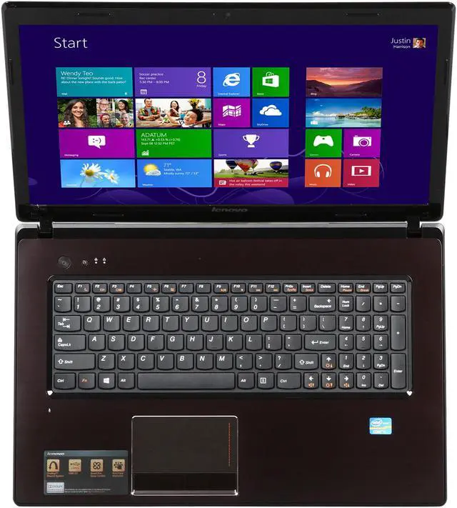Alt view image 6 of 8 - Lenovo Laptop IdeaPad Intel Core i5-3210M 6GB Memory 750GB HDD Intel HD Graphics 4000 17.3" Windows 8 G780 (59344005)