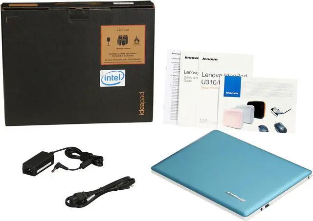 Alt view image 8 of 8 - Lenovo Ultrabook IdeaPad Intel Core i5-3317U 4GB Memory 500GB HDD 24 GB SSD Intel HD Graphics 4000 Windows 8 U310 (59351641)