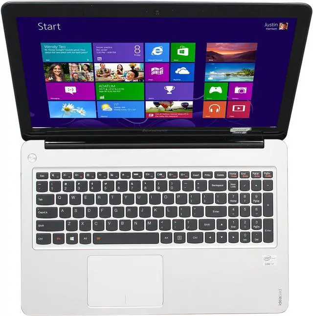 Alt view image 6 of 8 - Lenovo IdeaPad Intel Core i7-3517U 8GB Memory 24 GB SSD 750GB HDD Intel HD Graphics 4000 15.6" Thin and Light Ultrabook Windows 8 U510 (59347428)