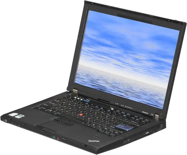 Main image of ThinkPad Laptop T Series 1.80GHz 2GB Memory 60GB HDD 14.1" Windows XP Professional T61