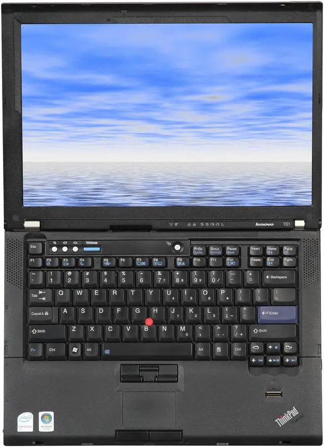 Alt view image 6 of 8 - ThinkPad Laptop T Series 1.80GHz 2GB Memory 60GB HDD 14.1" Windows XP Professional T61