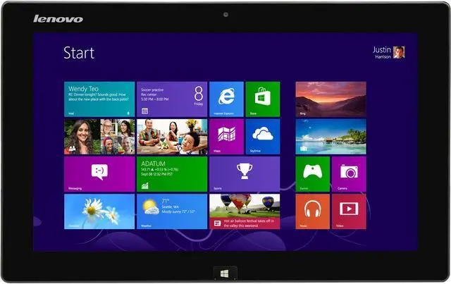 Alt view image 2 of 9 - Lenovo IdeaTab Lynx K3011 (59343251) Intel Atom Z2760 11.6" 2GB 64GB SSD Tablet - Windows 8 - Gray
