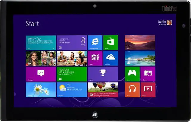Alt view image 2 of 8 - ThinkPad Tablet 2 (367923U) Intel Atom Z2760(1.80GHz) 10.1" 2GB Memory 64GB eMMC Tablet PC - Windows 8 32-Bit