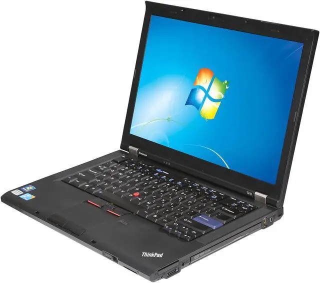Main image of ThinkPad Laptop Intel Core i5-520M 8GB Memory 160 GB SSD Intel GMA 5700MHD 14.1" Windows 7 Professional 64-Bit T410 (2522EC8)
