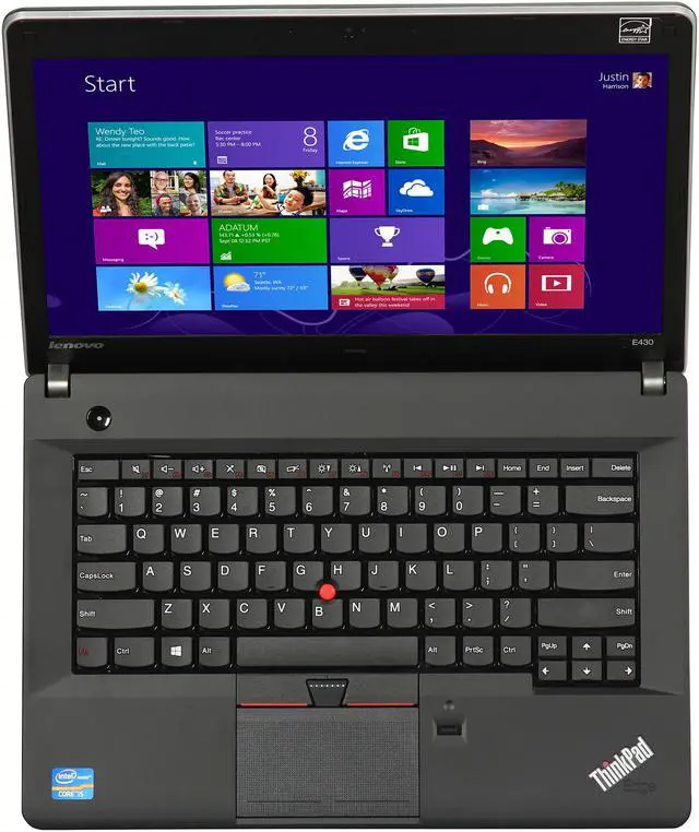 Alt view image 6 of 8 - ThinkPad Edge E430 (627156U) Notebook Intel Core i5 3210M(2.50GHz) 14" 4GB Memory DDR3 1600 500GB HDD 7200rpm DVD±R/RW Intel HD Graphics 4000