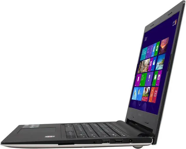 Alt view image 2 of 8 - Lenovo Ultra-thin Notebook IdeaPad AMD A6-4455M 4GB Memory 500GB HDD AMD Radeon HD 7500G 14.0" Windows 8 S405 (59351953)