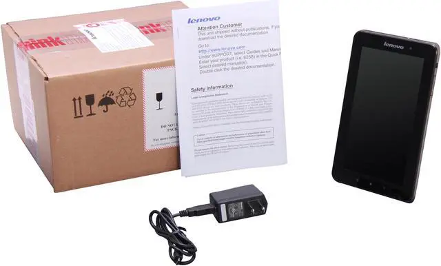 Alt view image 8 of 8 - Lenovo IdeaPad A1 (2228XB4) 512MB Memory 7.0" 1024 x 600 Tablet Android 2.3 (Gingerbread) Top: Black Frame Bottom: Black (High Gloss)
