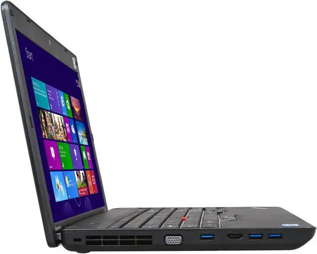 Alt view image 4 of 8 - Lenovo ThinkPad Edge E530c 336633U 15.6" LED Notebook - Intel - Core i3 i3-2328M 2.2GHz - Black Textured