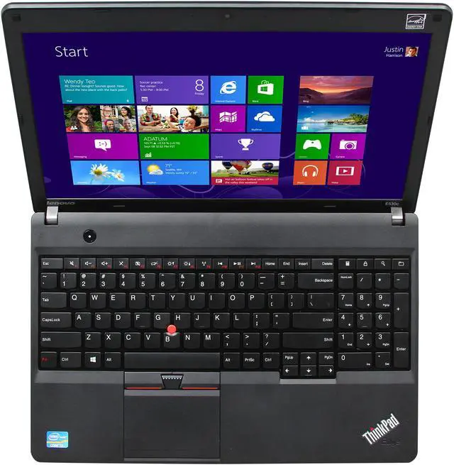 Alt view image 6 of 8 - Lenovo ThinkPad Edge E530c 336633U 15.6" LED Notebook - Intel - Core i3 i3-2328M 2.2GHz - Black Textured