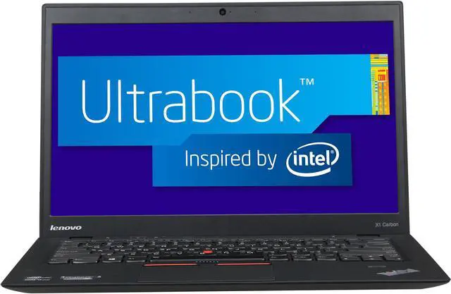 Main image of Lenovo ThinkPad X1 Carbon Ultrabook 14" Laptop - Intel Core i7 3667U (2.00GHz) 8GB Memory - 180GB Solid State Drive win7 Pro