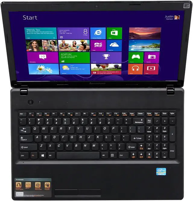 Alt view image 6 of 8 - Lenovo Laptop Intel Core i3-3120M 4GB Memory 320GB HDD Intel HD Graphics 4000 15.6" Windows 8 G580 (59359688)