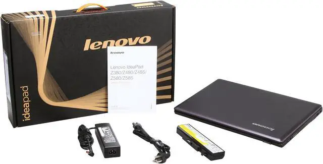 Alt view image 8 of 8 - Lenovo Laptop IdeaPad AMD A8-4500M 4GB Memory 500GB HDD AMD Radeon HD 7670M 15.6" Windows 8 Z585 (59363062)