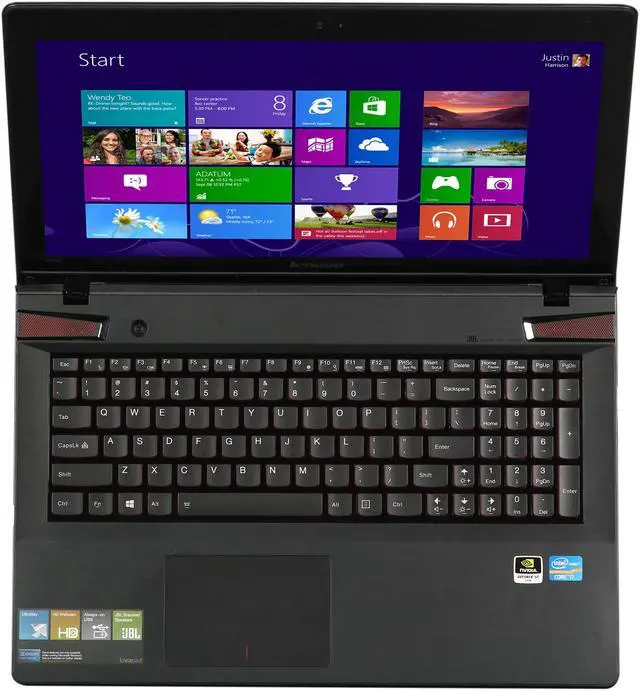 Alt view image 6 of 8 - Lenovo IdeaPad - 15.6" Dual NVIDIA GeForce GT 650M SLI - Intel Core i7-3630QM  - 16GB Memory - 16 GB SSD - Windows 8 - Gaming Laptop - (Y500 (59359559) )
