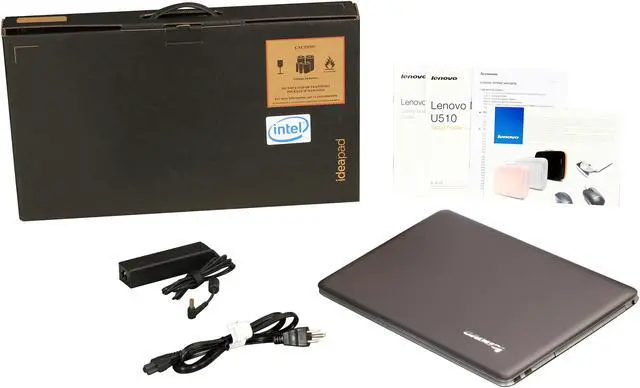 Alt view image 9 of 9 - Lenovo IdeaPad U510 - Intel Core i5 6GB RAM 1TB HDD+24GB SSD 15.6" Ultrabook Windows 8 (59359624)