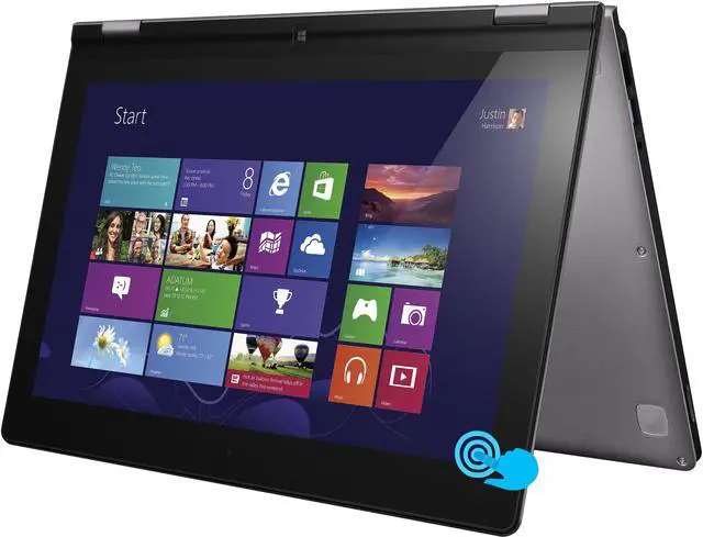 Main image of Lenovo IdeaPad Yoga 13 Intel Core i5 4GB 128GB SSD HDD 13.3" HD+ Touchscreen 2-in-1 Ultrabook/Tablet (59359567)