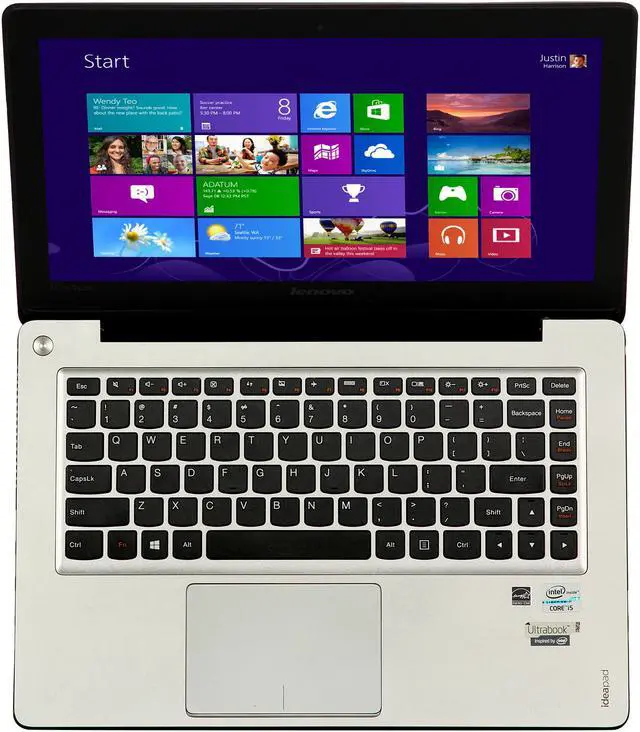 Alt view image 6 of 8 - Lenovo U310 13" Touch Intel Core i5 4GB / 500GB HDD (59365302)