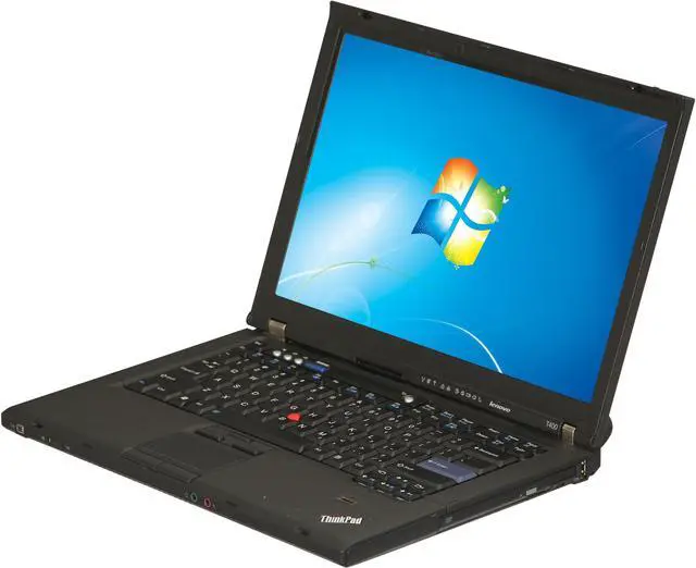Main image of ThinkPad Laptop T Series Intel Core 2 Duo T9400 4GB Memory 160GB HDD 14.1" Windows 7 Professional T400