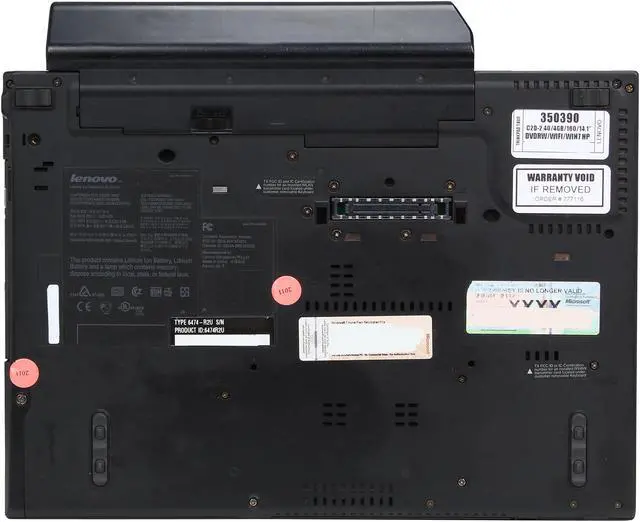 Alt view image 7 of 8 - ThinkPad Laptop T Series 2.40GHz 4GB Memory 160GB HDD 14.1" Windows 7 Home Premium T400