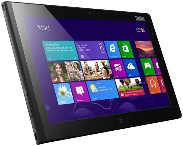 Alt view image 2 of 5 - ThinkPad Tablet 2 (367929U) 2GB Memory 10.1" 1366 x 768 Tablet Windows 8 Pro 32-bit Black